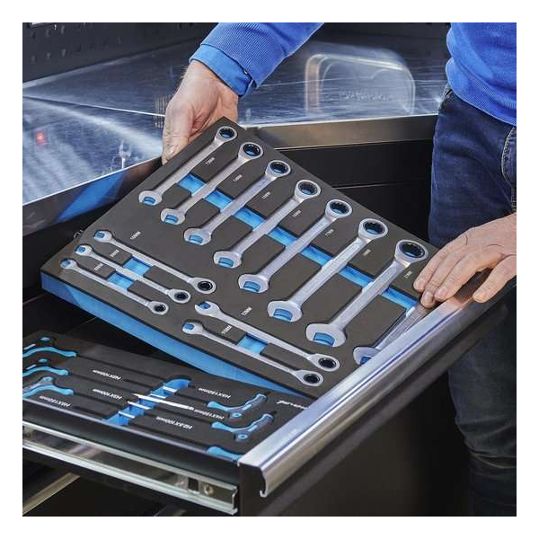 Datona® Ring-steeksleutelset 13-delig in Plus softmodule Datona® Ring-steeksleutelset 13-delig in Plus softmodule