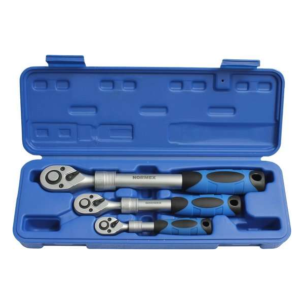 Telescopische Ratelset, 1/4" - 3/8", 1/2" - Normex Telescopische Ratelset, 1/4" - 3/8", 1/2" - Normex