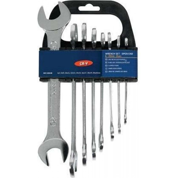 8-Delige Steeksleutelset 6 - 22Mm 8-Delige Steeksleutelset 6 - 22Mm