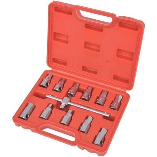 vidaXL - Dopsleutel Carterplug doppen set 12-delig 210045 vidaXL - Dopsleutel Carterplug doppen set 12-delig 210045