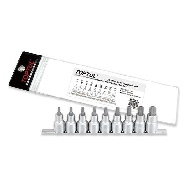 Rail torx met gat 1/2 aandrijving T20-T60 Rail torx met gat 1/2 aandrijving T20-T60