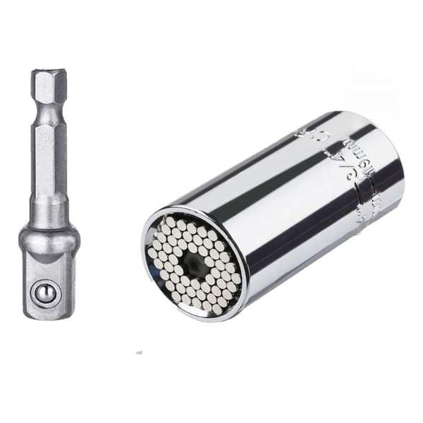 Universele Ratelsleutel Dopsleutel Socket 7 tot 19 mm Universele Ratelsleutel Dopsleutel Socket 7 tot 19 mm
