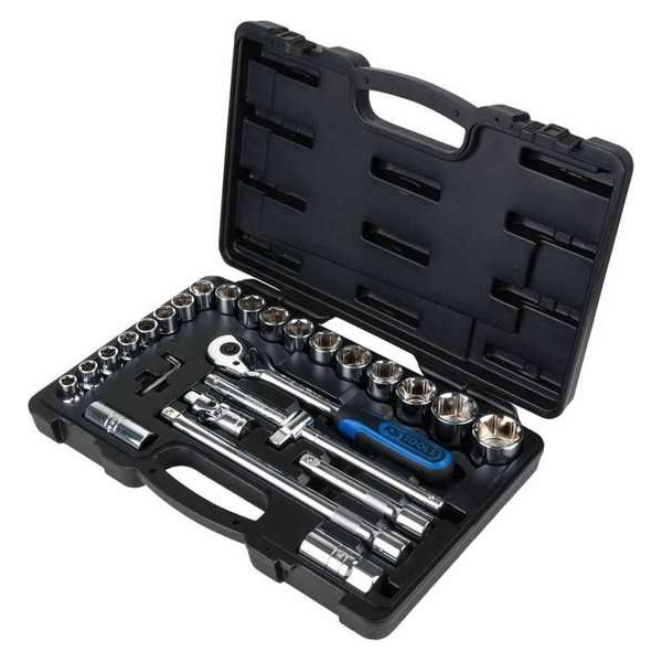 KS Tools CHROMEplus ratelsleutel-. doppen- en bit set 28-dlg 918.0728 KS Tools CHROMEplus ratelsleutel-. doppen- en bit set 28-dlg 918.0728