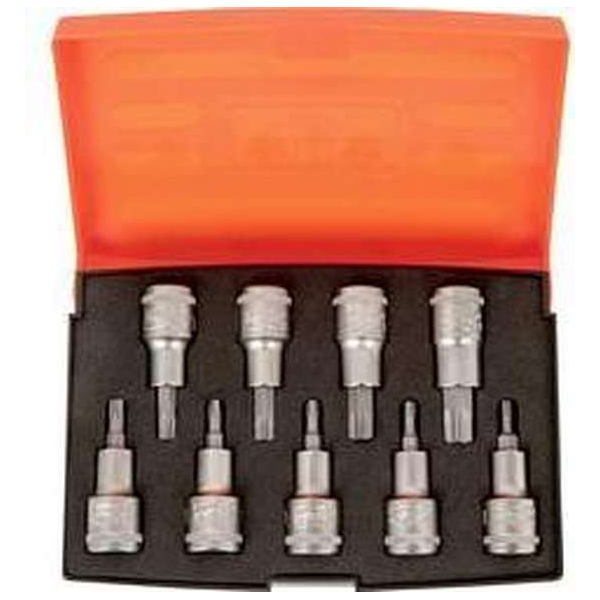 Bahco S9TORX Schroevendraaierdop 9-delig Bahco S9TORX Schroevendraaierdop 9-delig