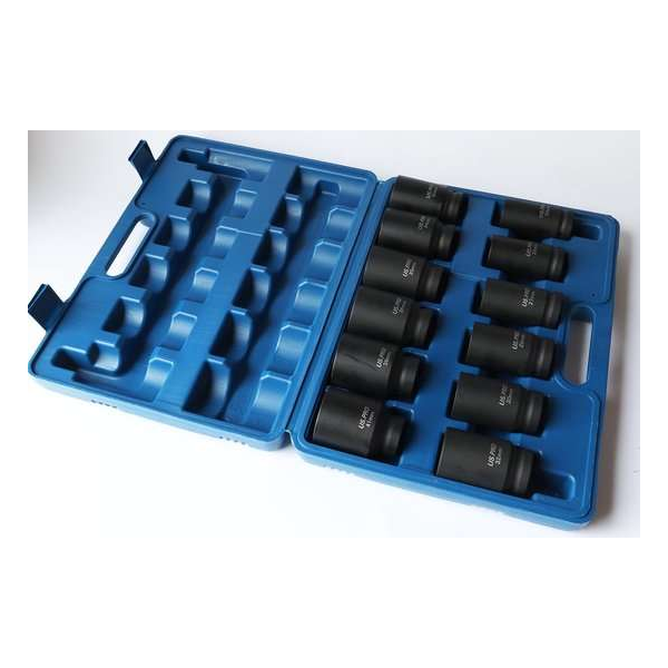 Krachtdoppenset / impact diep 6-kant 3/4" 12-delig Krachtdoppenset / impact diep 6-kant 3/4" 12-delig