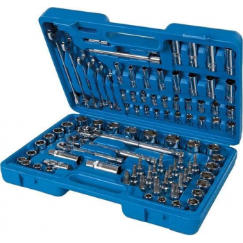 Silverline 90-delige automonteur sleutel set