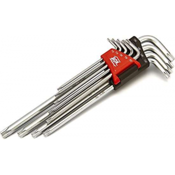 AOK 9 Delige Professionele Torx Korte Inbussleutel Set