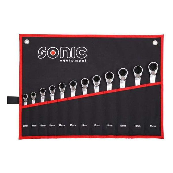 SONIC ringratelsteeksleutelset 12-kant SONIC ringratelsteeksleutelset 12-kant