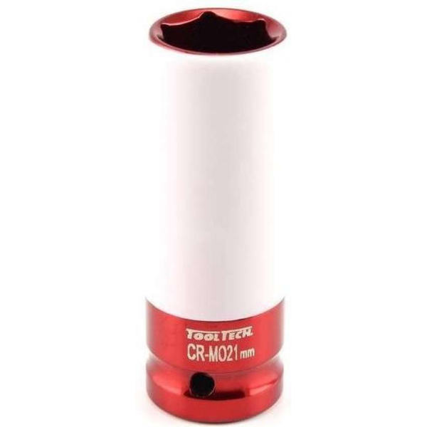 Tooltech Krachtdop Dop 21 mm. (1/2") met Teflonbescherming Tooltech Krachtdop Dop 21 mm. (1/2") met Teflonbescherming