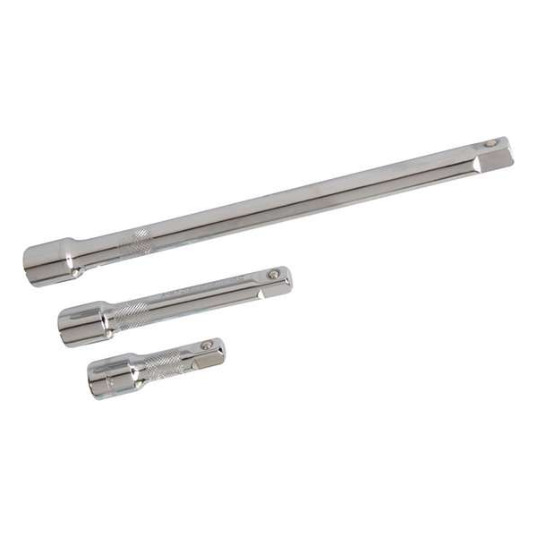Silverline 3-delige ratelverlengstukken set Silverline 3-delige ratelverlengstukken set