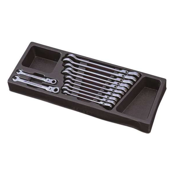 Huvema MIT Flexibele steek-ringratel sleutel set, 12-delig PAC5126T Huvema MIT Flexibele steek-ringratel sleutel set, 12-delig PAC5126T