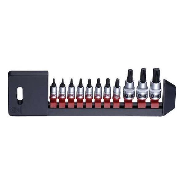 1/4'' & 3/8'' Slagvaste Torx-dopbitset (TR), 11-delig PAC3112