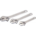 Silverline Verstelbare Moersleutel Set - 150, 200 en 250 mm. - 3 Delig