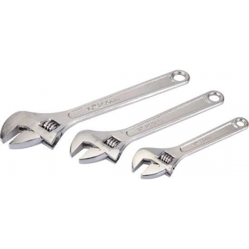 Silverline Verstelbare Moersleutel Set - 150, 200 en 250 mm. - 3 Delig