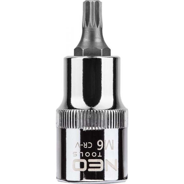 NEO Multi-Torx Dop M6, 1/2" aansluiting NEO Multi-Torx Dop M6, 1/2" aansluiting
