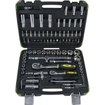 JBM Tools | Set van zeskante doppen, 94-delig