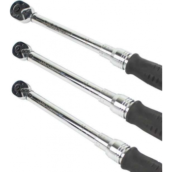 Smoos® Momentsleutel set 3-delig 2-60 Nm (¼”, ¼” ⅜”)