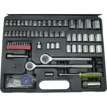Hofftech Dopsleutelset 1/4", 1/2" en 3/8" opname 73-delig