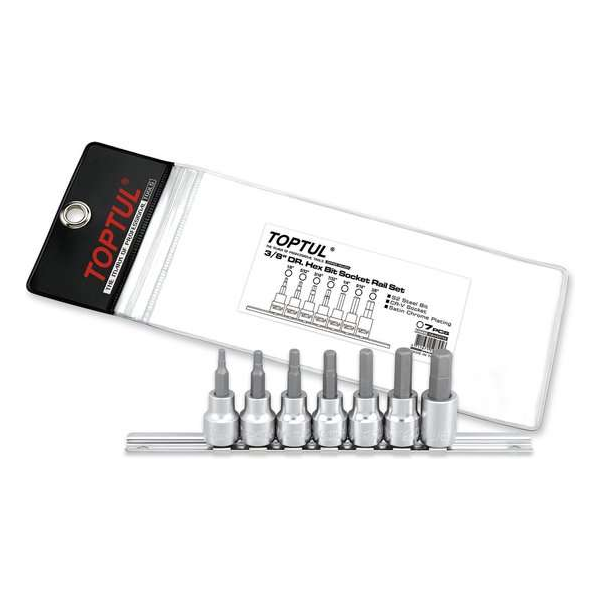 Rail inbus inch maten 3/8 aandrijving 1/8-3/8 Rail inbus inch maten 3/8 aandrijving 1/8-3/8