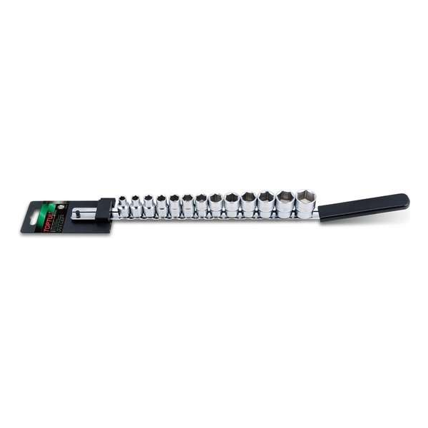 Rail doppen 6-kant 3/8 aandrijving 7-21mm Rail doppen 6-kant 3/8 aandrijving 7-21mm