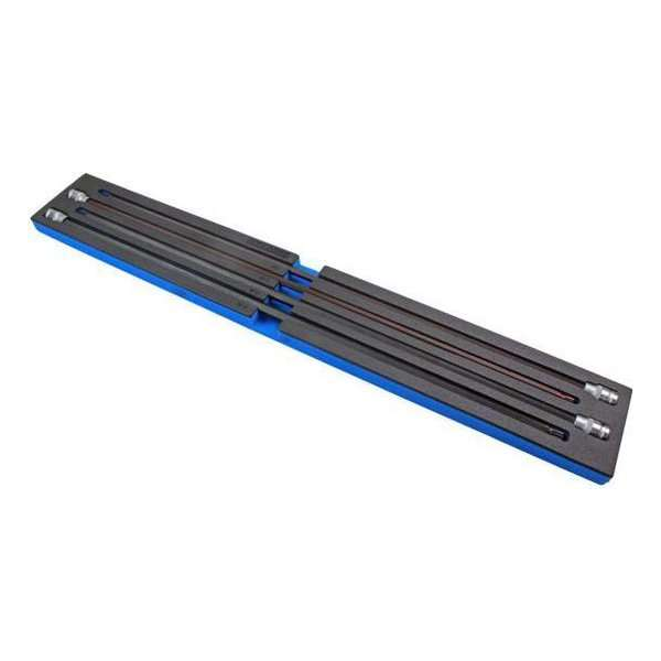 Spline doppenset 1/2" extra lang 800 mm voor aandrijfasschroeven 4-delig Spline doppenset 1/2" extra lang 800 mm voor aandrijfasschroeven 4-delig