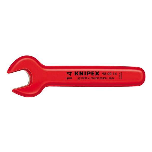 Knipex 98 00 10 Enkele VDE Steeksleutel - 10mm - 105mm Knipex 98 00 10 Enkele VDE Steeksleutel - 10mm - 105mm