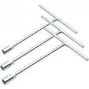 Smoos® T-sleutel 19 mm vast - 3 stuks -RVS - Zilver
