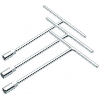 Smoos® T-sleutel 19 mm vast - 3 stuks -RVS - Zilver