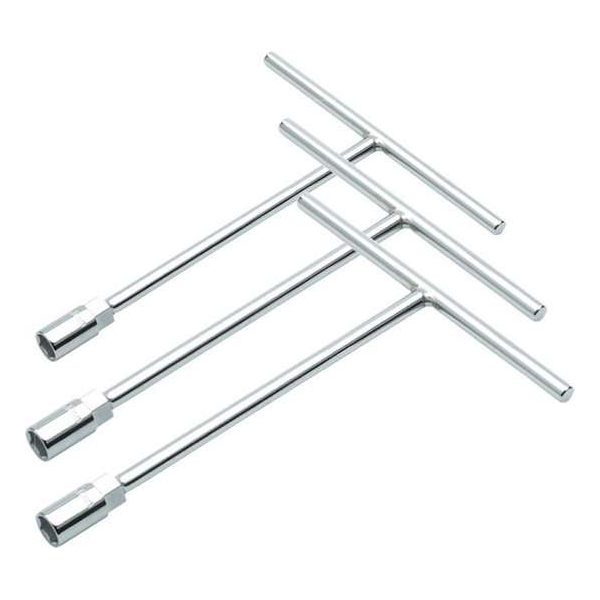 Smoos® T-sleutel 19 mm vast - 3 stuks -RVS - Zilver