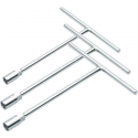 Smoos® T-sleutel 15 mm vast - 3 stuks - RVS - Zilver