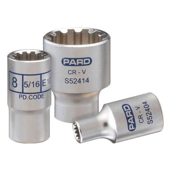 1/4'' 12-kants MIT dop PAS524045