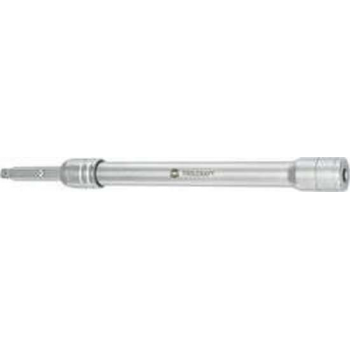 Uittrekbare Dopsleutelverlenging met telescoopverlenging 195 mm-323 mm 1/4 (6.3 mm) Toolcraft