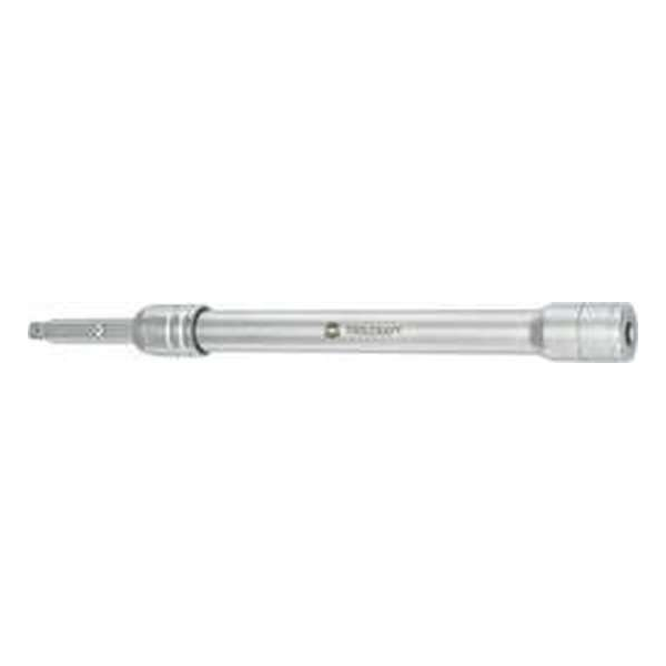 Uittrekbare Dopsleutelverlenging met telescoopverlenging 195 mm-323 mm 1/4 (6.3 mm) Toolcraft Uittrekbare Dopsleutelverlenging met telescoopverlenging 195 mm-323 mm 1/4 (6.3 mm) Toolcraft