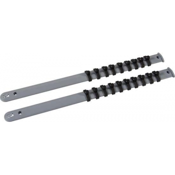 Silverline 2-delige dophouderrail set