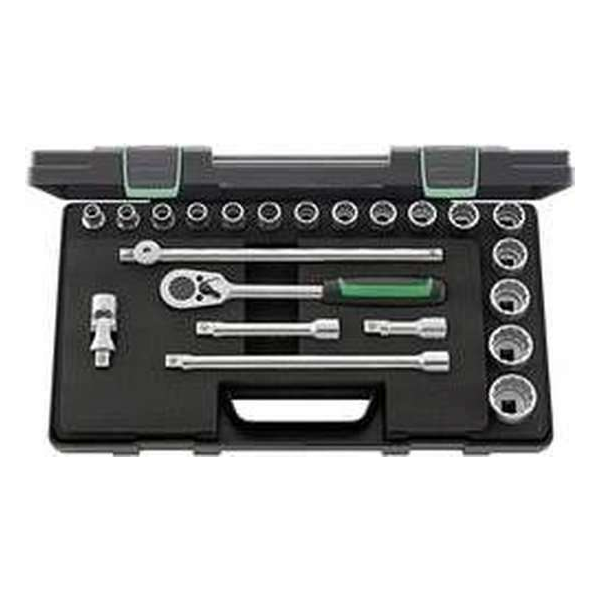 Stahlwille 50/16/6 KN 96031447 Dopsleutelset 1/2 (12.5 mm) 22-delig Stahlwille 50/16/6 KN 96031447 Dopsleutelset 1/2 (12.5 mm) 22-delig