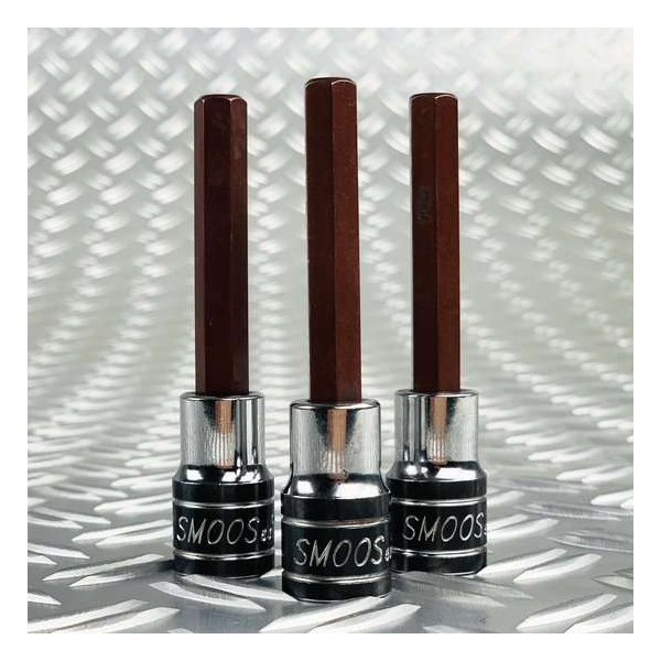 Smoos® Losse inbus dop H12 met 1/2 inch opname - 3 stuks Smoos® Losse inbus dop H12 met 1/2 inch opname - 3 stuks