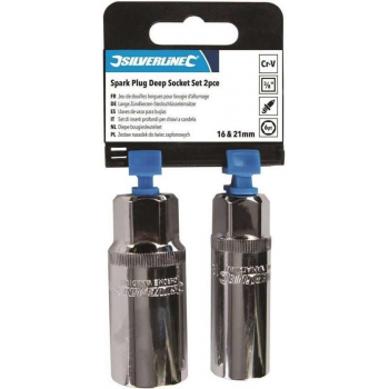 Silverline 2-delige bougiesleutel set