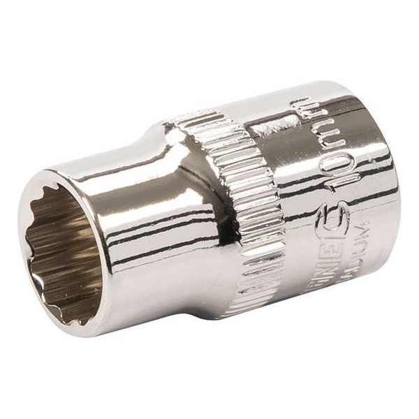 Silverline Metrische Zeskantdop - 3/8" 12Pt - 10 mm. Silverline Metrische Zeskantdop - 3/8" 12Pt - 10 mm.