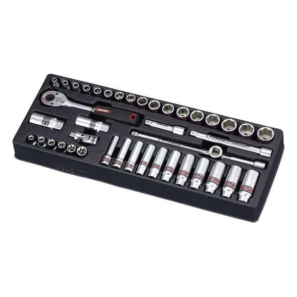 3/8'' Dopsleutelset, 42-delig PAC3421T