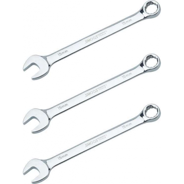 Datona® Ring-steeksleutel 15 mm - 3 stuks Datona® Ring-steeksleutel 15 mm - 3 stuks