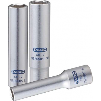 1/4'' Zeskants vlakke dop lang PAS5255012