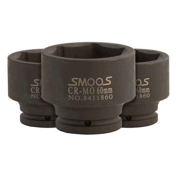 Smoos® Zware krachtdop 35 mm met 3/4 opname - 3 stuks Smoos® Zware krachtdop 35 mm met 3/4 opname - 3 stuks