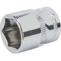 Silverline Set van 13 metrische doppen voor 1/4 ratel 4 - 14 mm