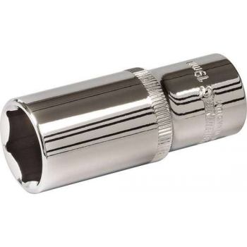 Silverline Diepe 3/8" 6Pt Metrische Zeskantdop - 19 mm.
