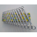 Ringsleutelset 12 delig metrisch 6-32