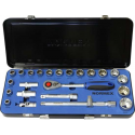 Professionele doppendoos Normex - 24 delig - 1/2"