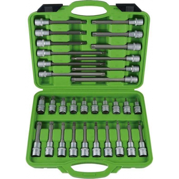 JBM Tools | Set van doppen: zeskante + torx JBM Tools | Set van doppen: zeskante + torx