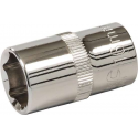 Silverline 1/2" metrische dop