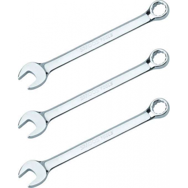 Smoos® Ring-steeksleutel 13/16 met Engelse maatvoering - 3 stuks Smoos® Ring-steeksleutel 13/16 met Engelse maatvoering - 3 stuks