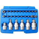 Torx bit-/ doppenset 27 delig BGS 5101